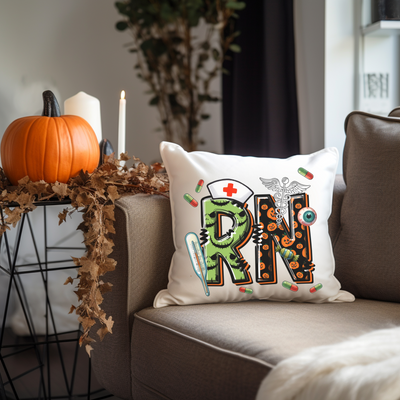 a couch with a pillow that says rnn on it