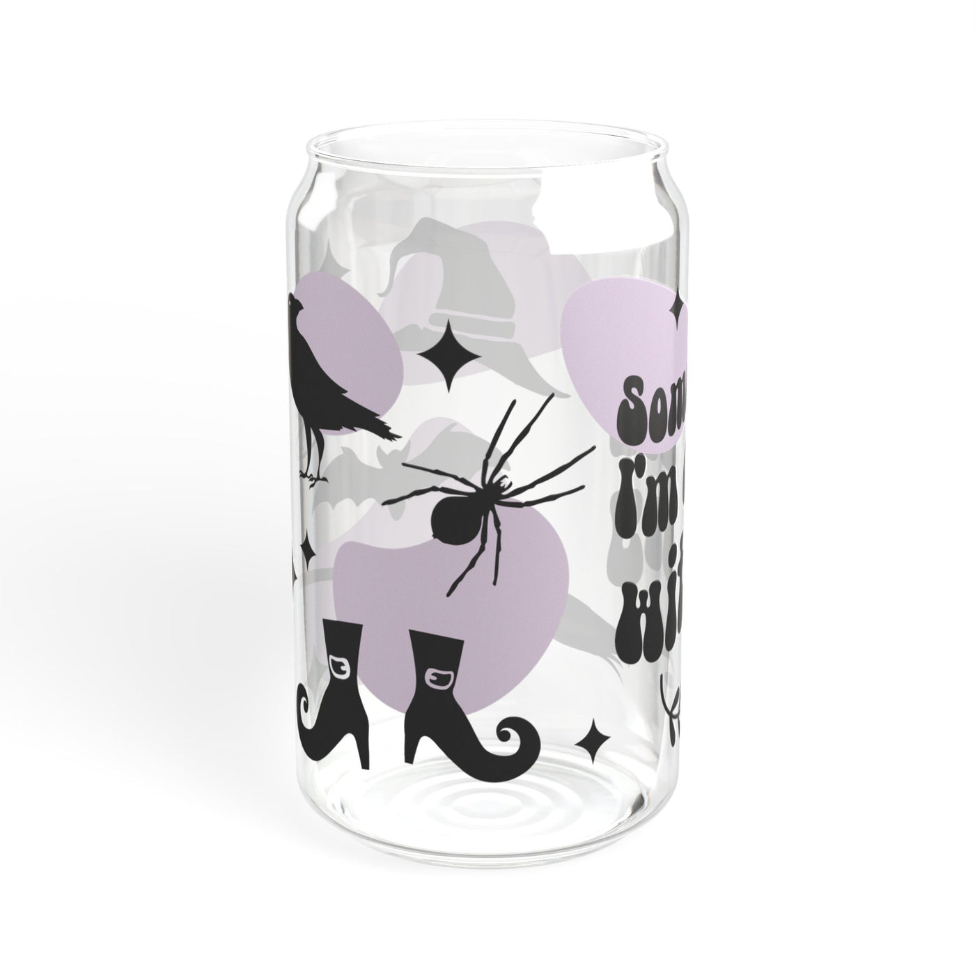 Extra Witchy Halloween Sipper Glass - 16oz - Perfect for Days When Youre Feeling Magical - Pillow & Mug Co.