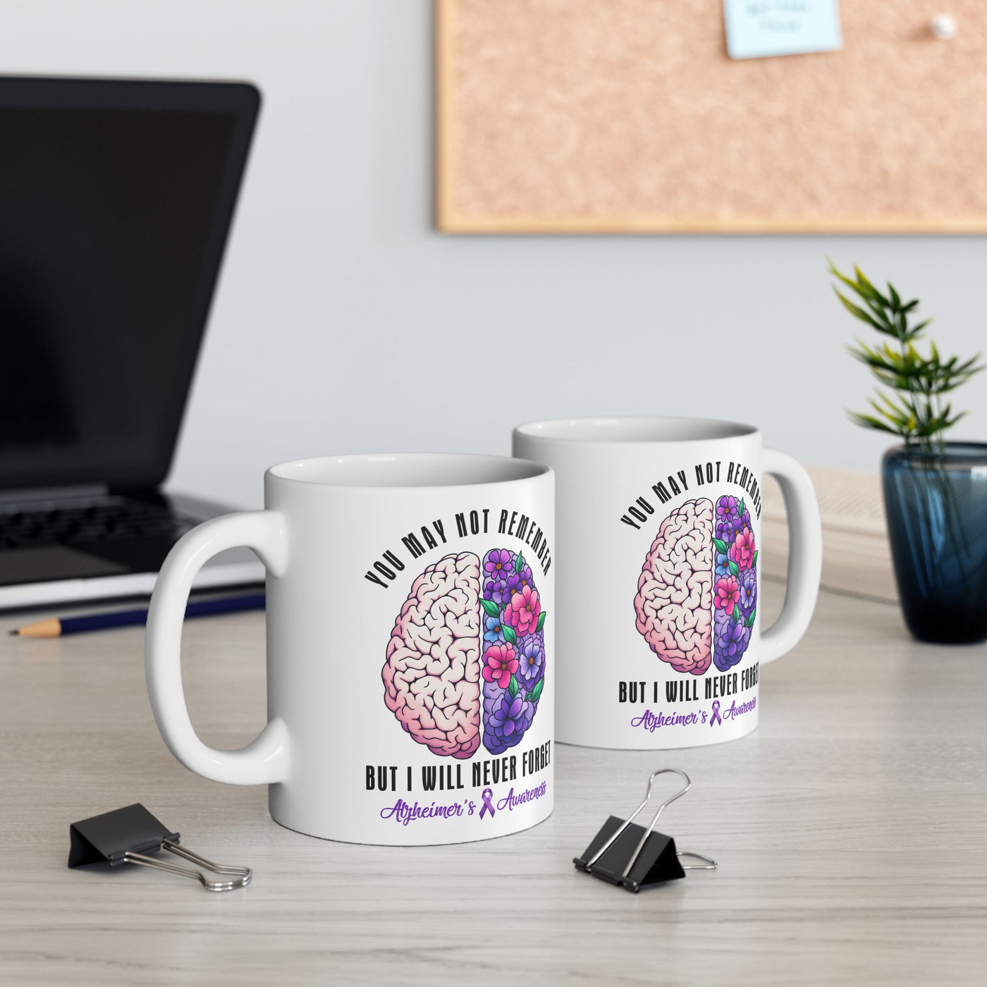 Alzheimers Awareness Ceramic Mug - Promote Awareness with this Meaningful Mug - Pillow & Mug Co.