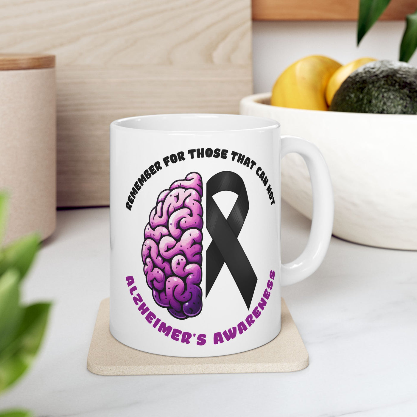 Alzheimers Awareness Ceramic Mug - Show Your Support and Raise Awareness - Pillow & Mug Co.