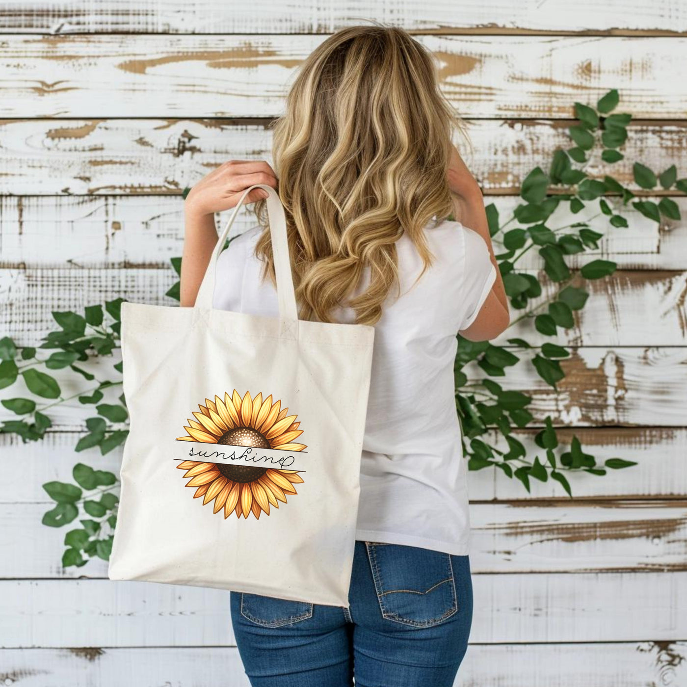 Tote Bag - Customized Springtime Tote Bag - Perfect For Beach Picnics And Adventures - Great Gift For Her