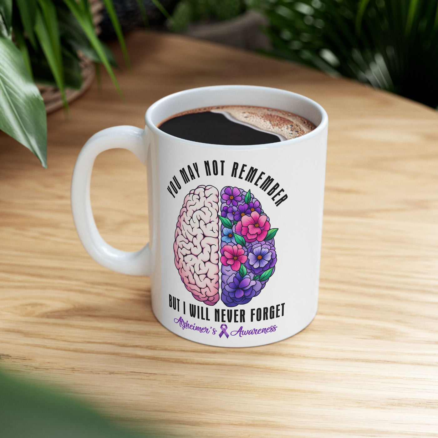 Alzheimers Awareness Ceramic Mug - Promote Awareness with this Meaningful Mug - Pillow & Mug Co.