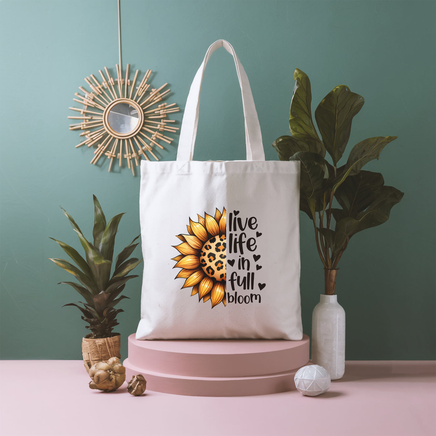 Tote Bag - Springtime Time Tote Bag - Perfect For Beach Outings Picnics And Adventures - Customizable Gift Idea For Her