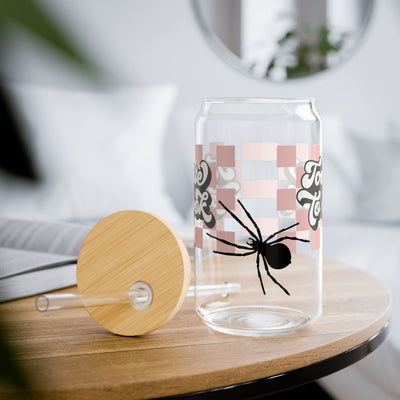 Too Cute to Spook Sipper Glass - 16oz for Halloween Parties - Pillow & Mug Co.