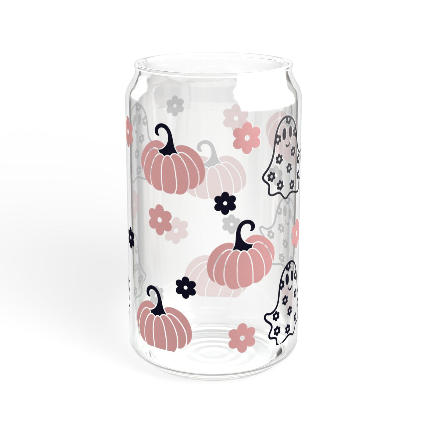 Cute 16oz Halloween Sipper Glass - Perfect for Spooky Sips - Pillow & Mug Co.