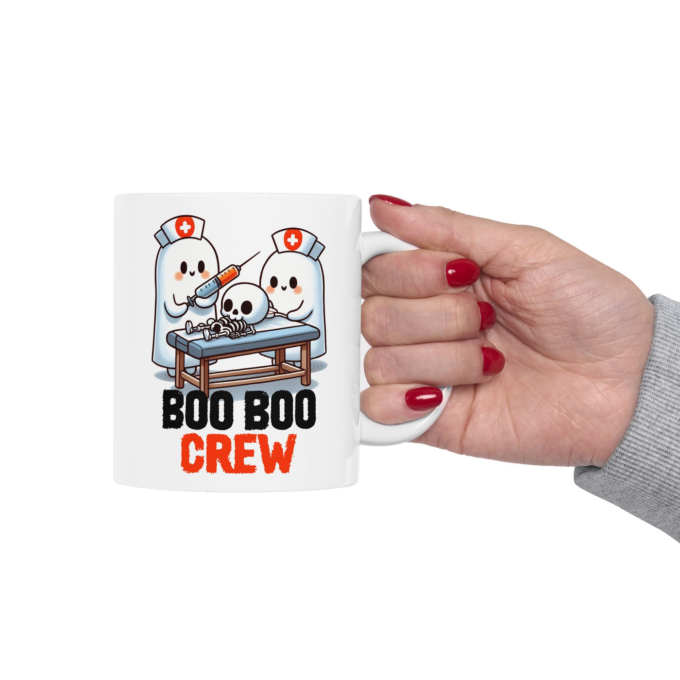 Nurse Boo Boo Crew 11oz Ceramic Mug - Perfect for Nurses - Pillow & Mug Co.