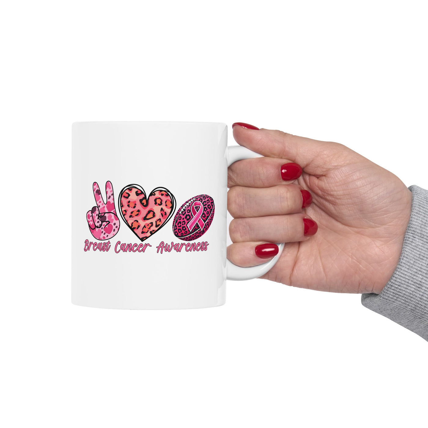 Ceramic Mug - Breast Cancer Awareness