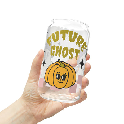 16oz Future Ghost Sipper Glass - Unique  Stylish Halloween Drinkware - Pillow & Mug Co.