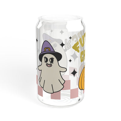 16oz Future Ghost Sipper Glass - Unique  Stylish Halloween Drinkware - Pillow & Mug Co.