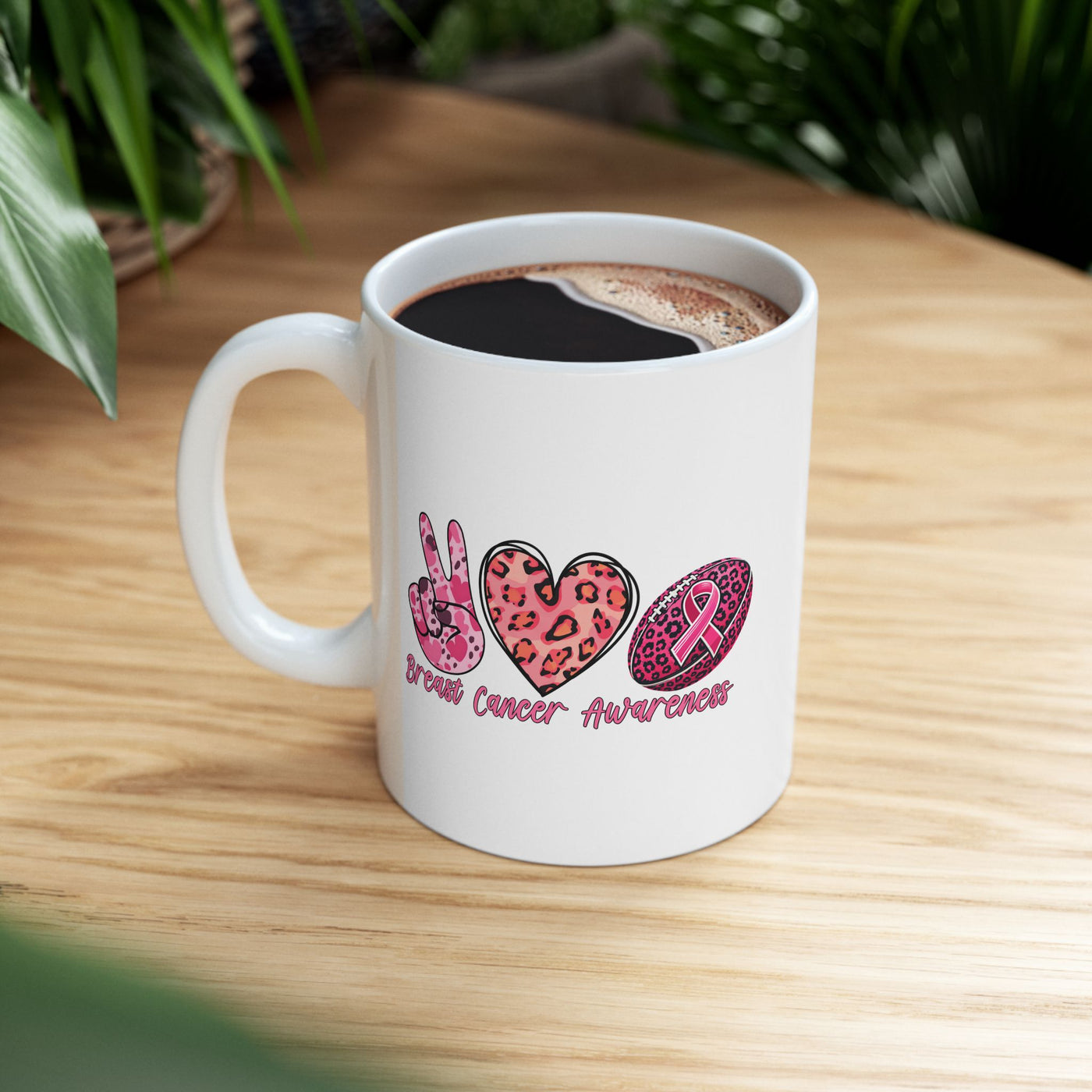 Ceramic Mug - Breast Cancer Awareness