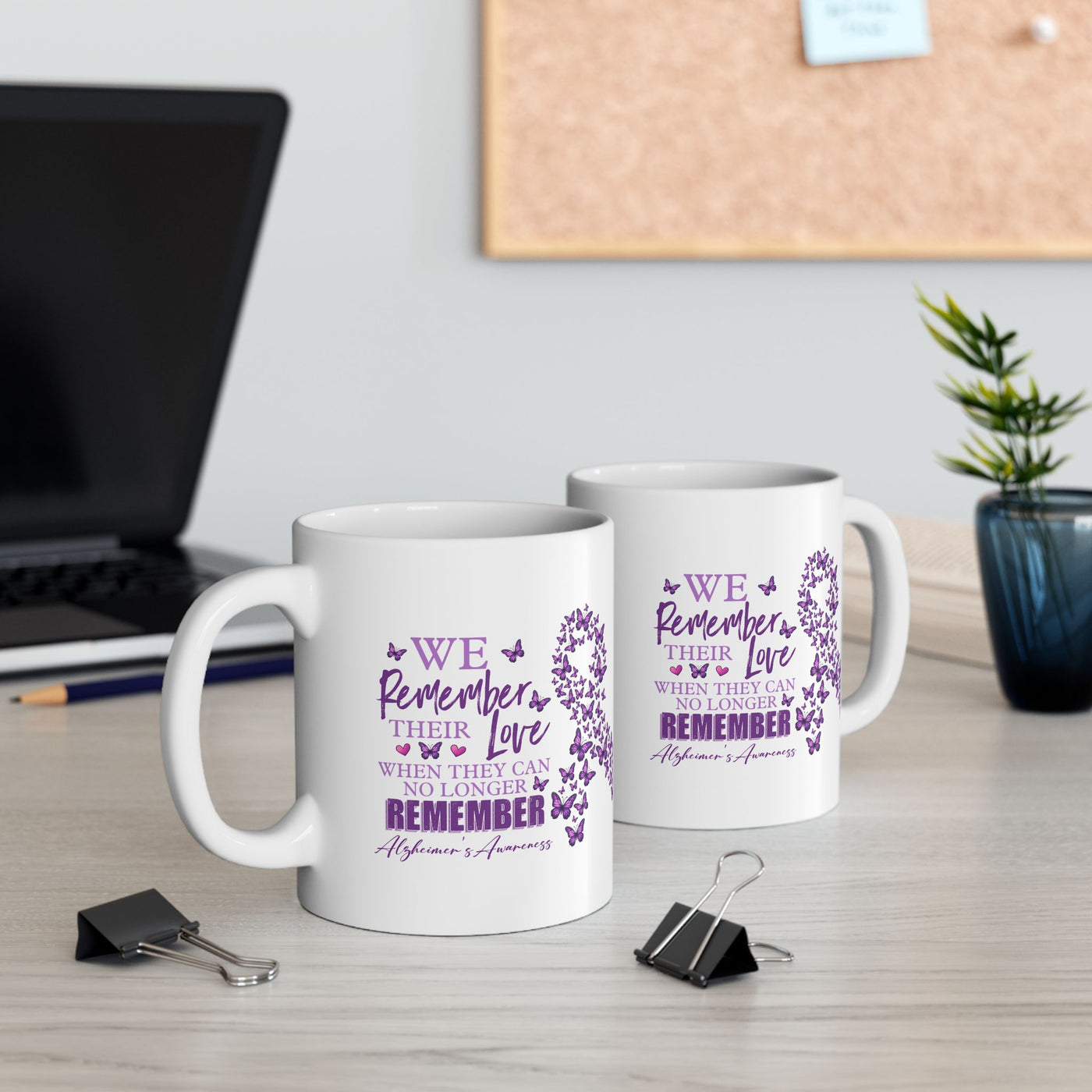 Alzheimer's Awareness Ceramic Mug - Supporting Dementia Awareness - Pillow & Mug Co.