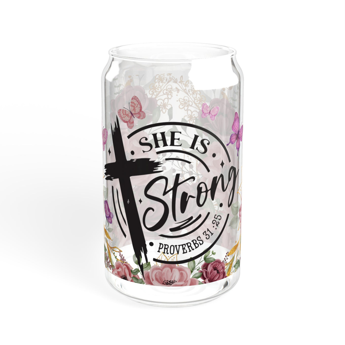 Sipper Glass, 16oz Printify