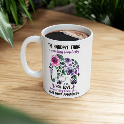 Alzheimers Awareness Ceramic Mug - Inspirational Gift for Those Affected by Dementia - Pillow & Mug Co.