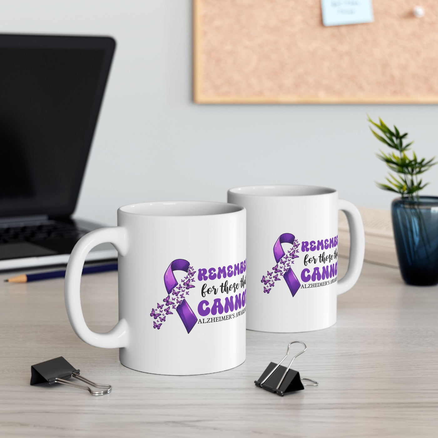 Alzheimers Awareness Ceramic Mug - Thoughtful Gift for Memory Challenged Loved Ones - Pillow & Mug Co.