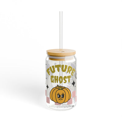 16oz Future Ghost Sipper Glass - Unique  Stylish Halloween Drinkware - Pillow & Mug Co.