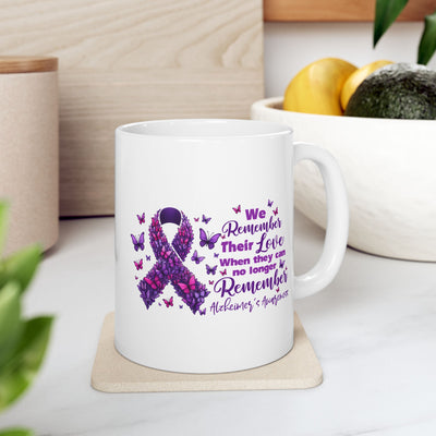 Alzheimers Awareness Ceramic Mug  Show Your Support with this Stylish Mug - Pillow & Mug Co.