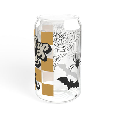 Drink Up Witches 16oz Sipper Glass for Spooky Sipping  Halloween Themed Sipper  Witchy Drinkware - Pillow & Mug Co.