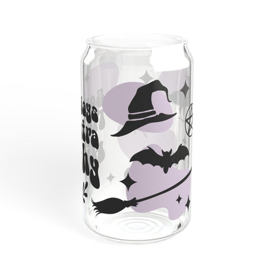 Extra Witchy Halloween Sipper Glass - 16oz - Perfect for Days When Youre Feeling Magical - Pillow & Mug Co.