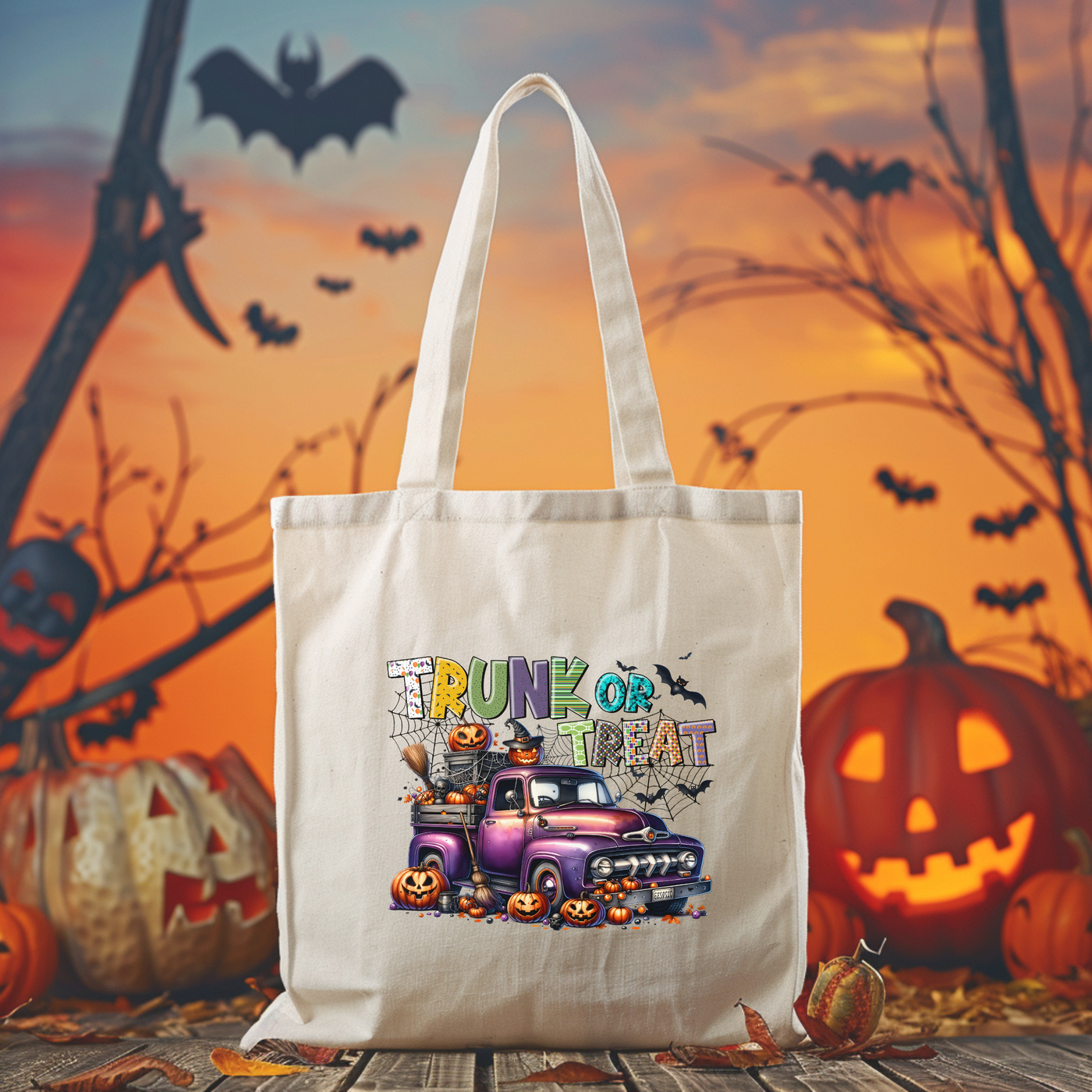 Trick or Treat in Style with our Halloween Tote Bag - Pillow & Mug Co.