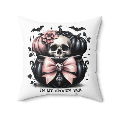 Spooky Era Square Pillow - Unique Design for a Hauntingly Stylish Home - Pillow & Mug Co.