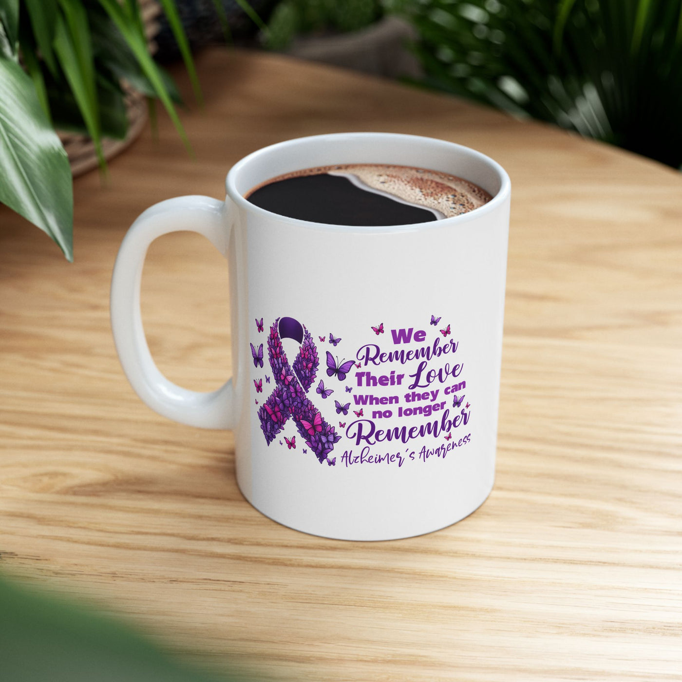 Alzheimers Awareness Ceramic Mug  Show Your Support with this Stylish Mug - Pillow & Mug Co.