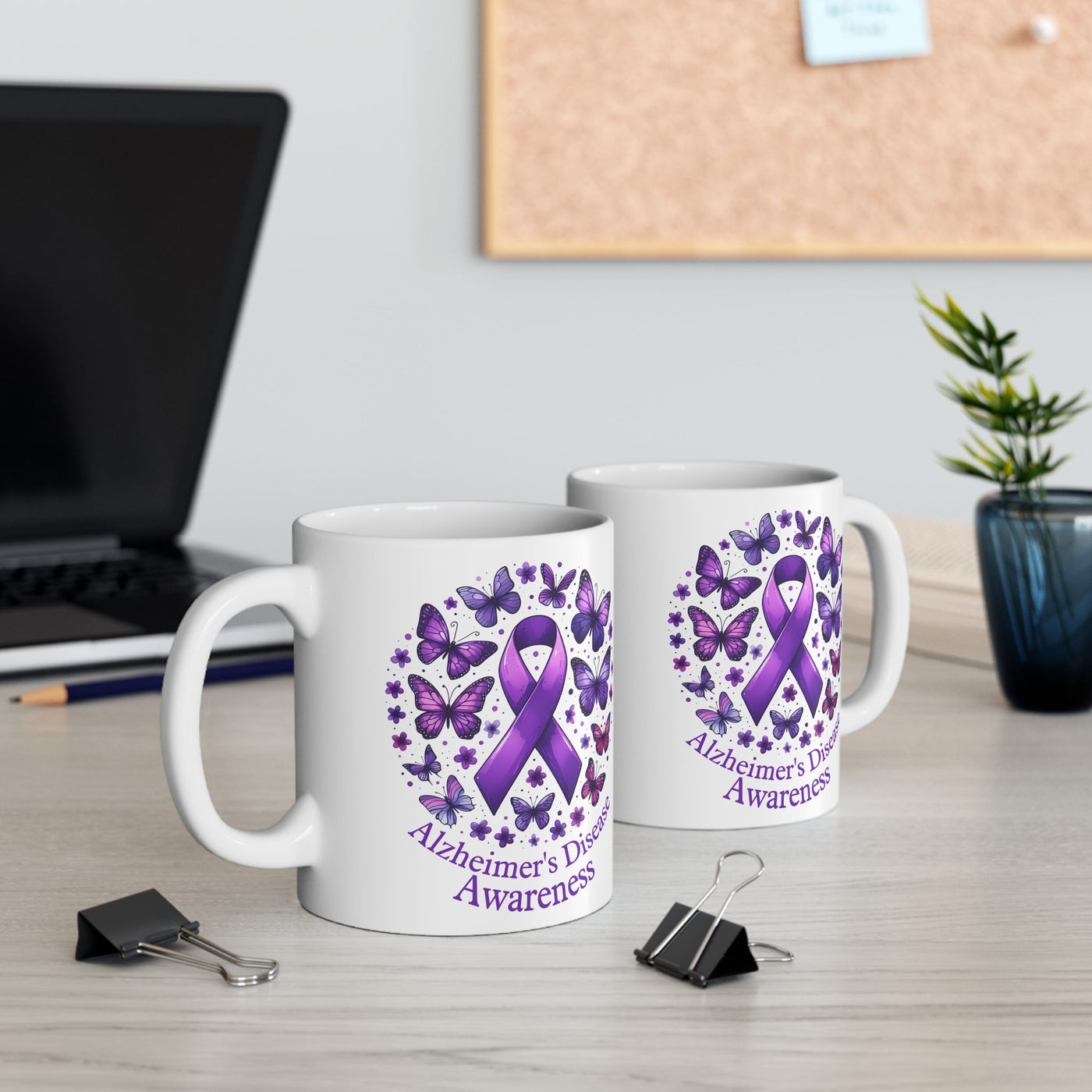 Alzheimers Awareness Mug - Ceramic Coffee Cup for a Good Cause - Pillow & Mug Co.