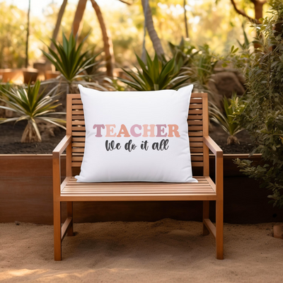 Teacher Square Pillow - The Ultimate Gift for Educators  Shop Now - Pillow & Mug Co.