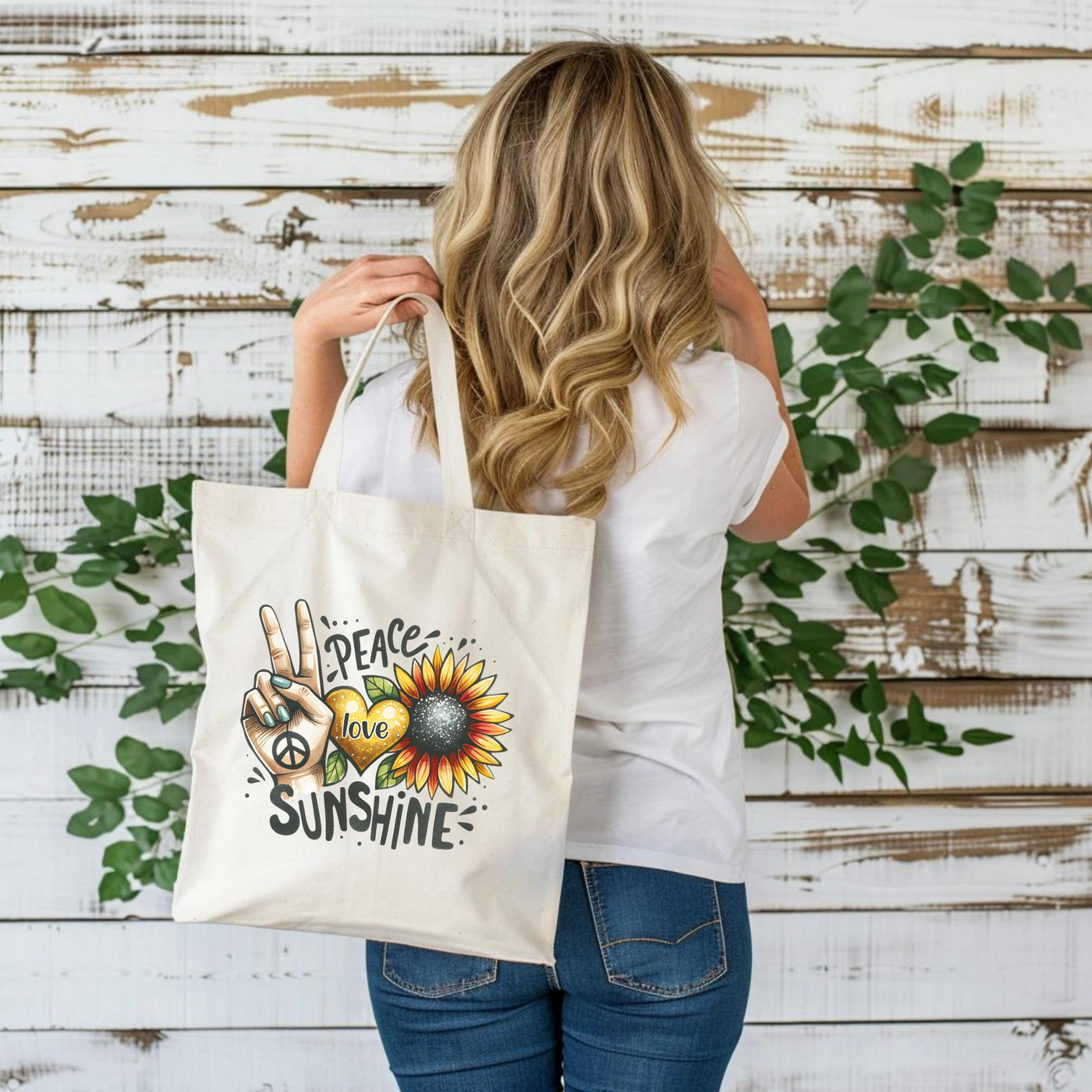 Tote Bag - Springtime Tote Bag - Customizable For Beach Picnics And Adventuring - A Perfect Gift For Her