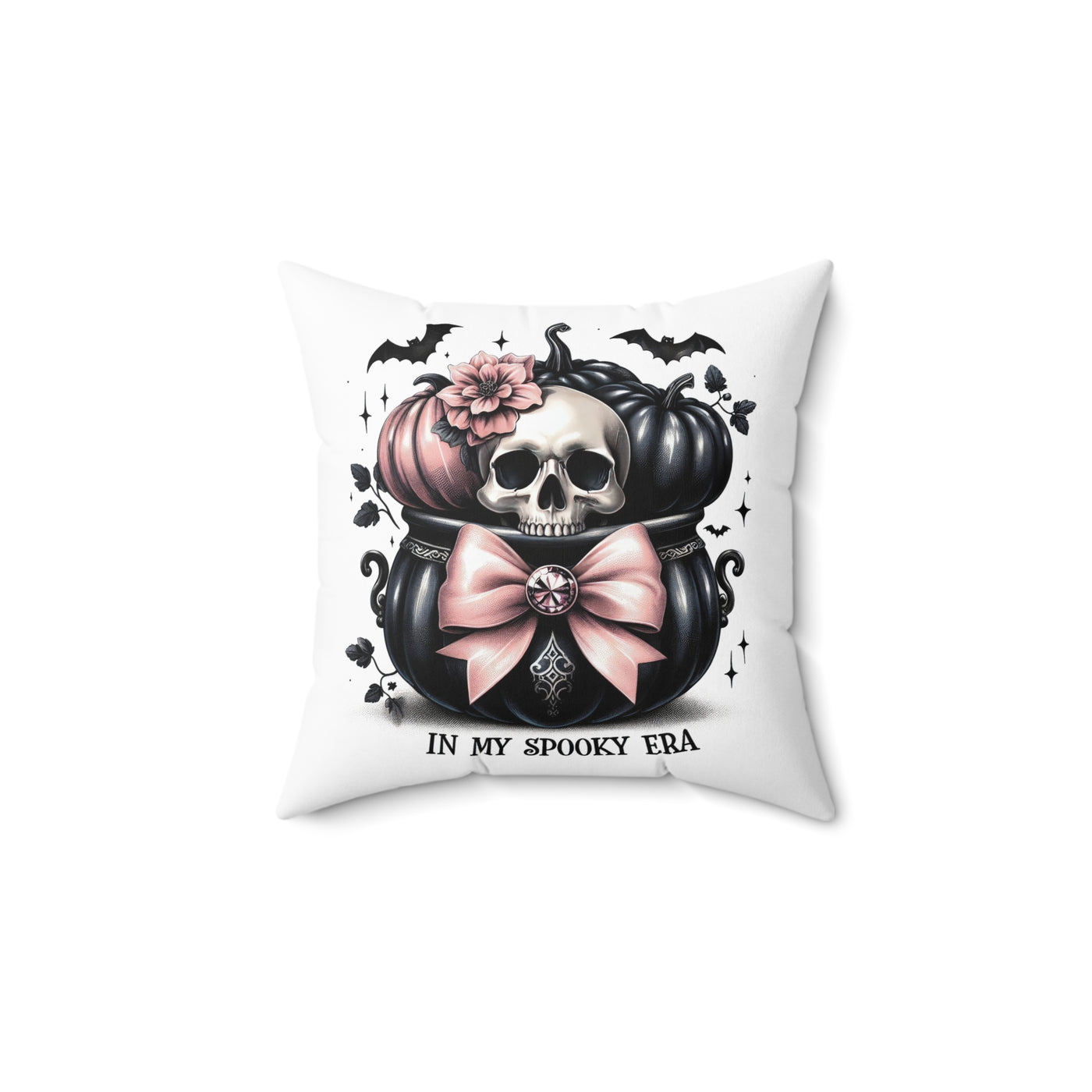 Spooky Era Square Pillow - Unique Design for a Hauntingly Stylish Home - Pillow & Mug Co.