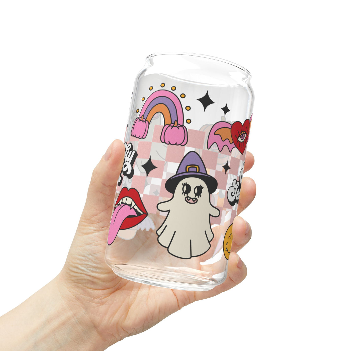 16 oz Spooky Season Sipper Glass for Halloween Parties and Fall Drinks - Pillow & Mug Co.