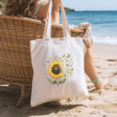 Tote Bag - Springtime Tote Bag - Ideal For Beach Outings Picnics And All Your Adventures - Customizable Gift For Her