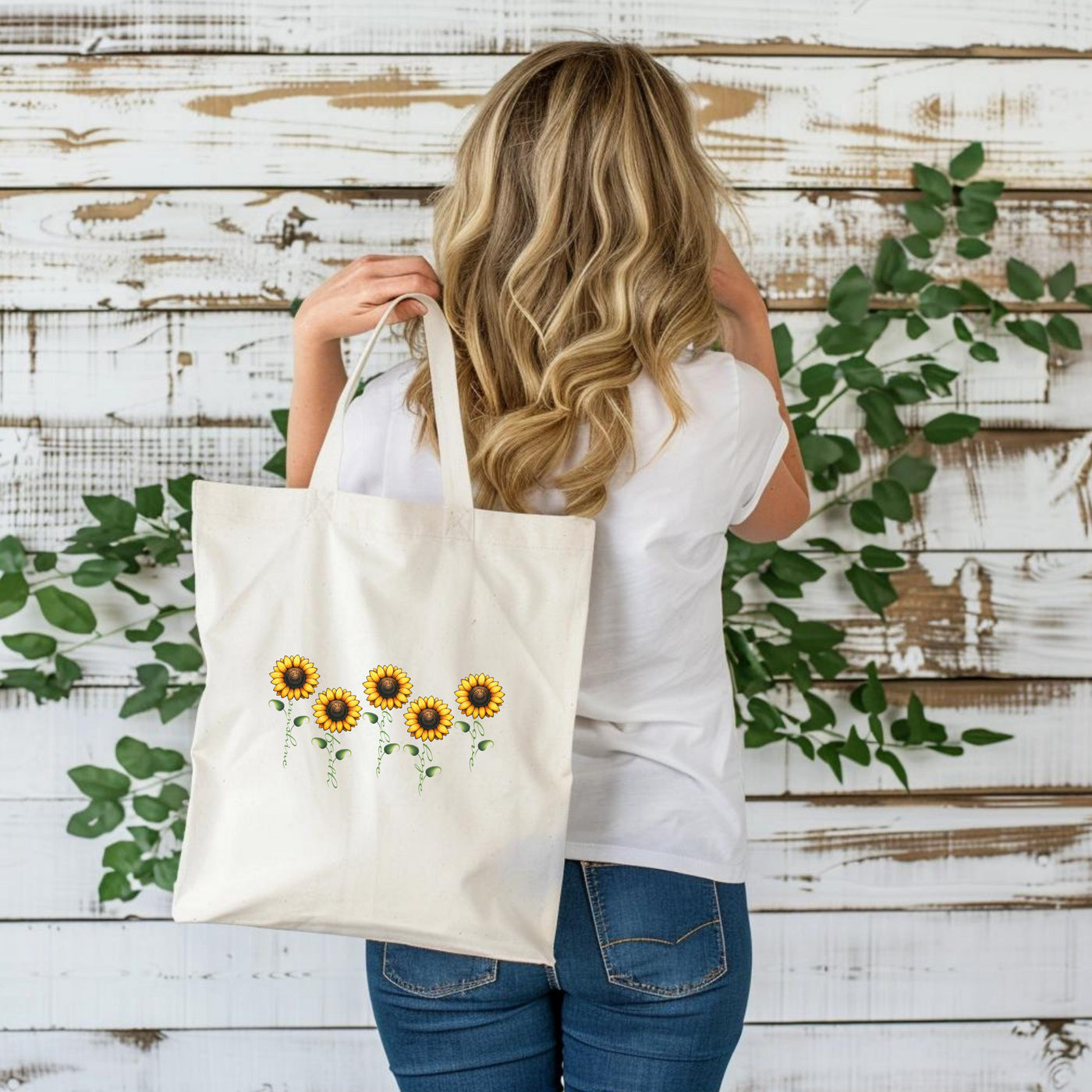 Tote Bag - Springtime Tote Bag - Ideal For Beach Outings Picnics And Adventures - Customizable Gift For Her