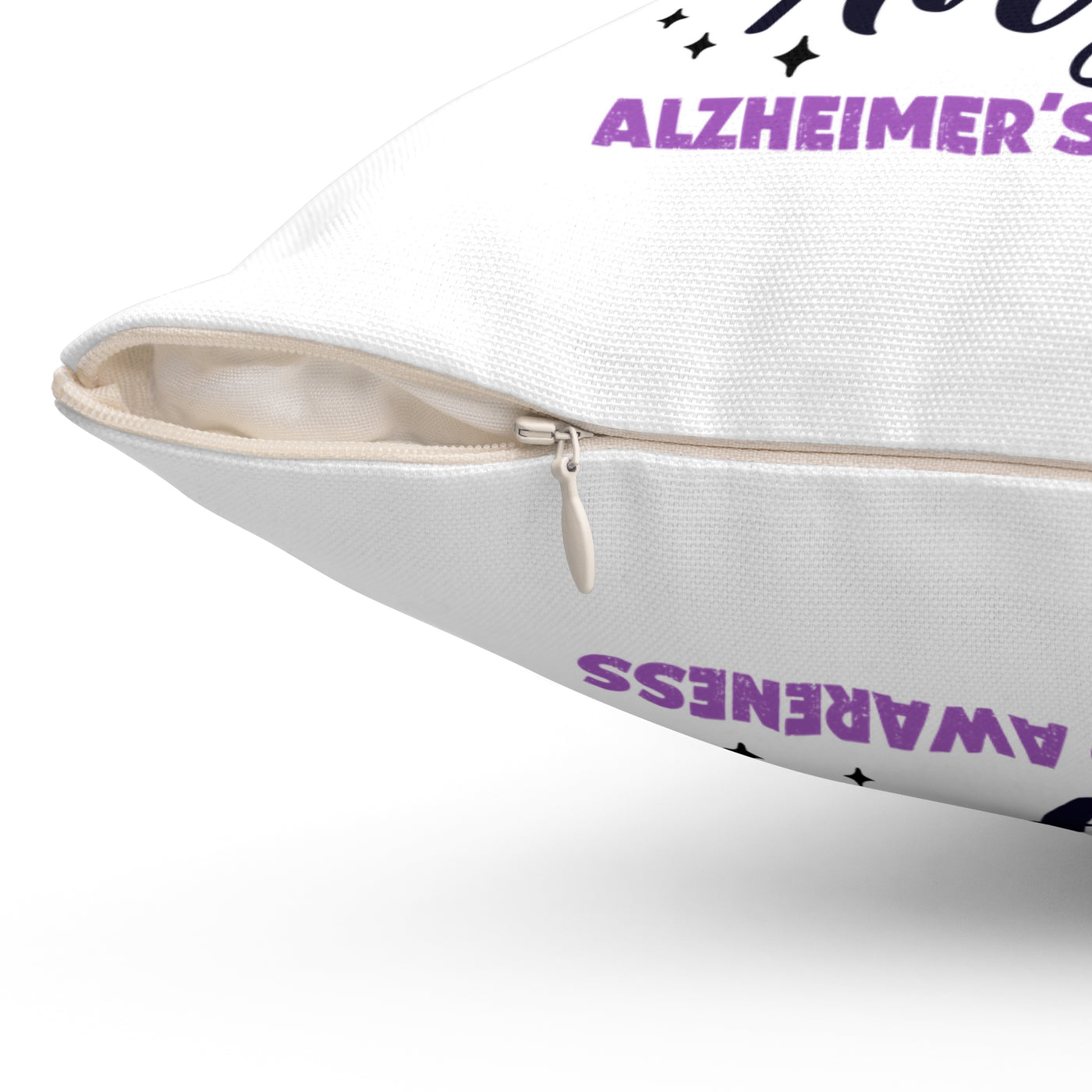 Alzheimers Awareness My Hero Angel Pillow - Support a Caregiver - Pillow & Mug Co.