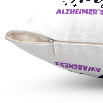 Alzheimers Awareness My Hero Angel Pillow - Support a Caregiver - Pillow & Mug Co.