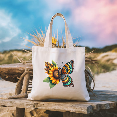 Tote Bag - Customized Springtime Tote Bag - Perfect For Beach Outings Picnics And Adventures - Ideal Gift For Her