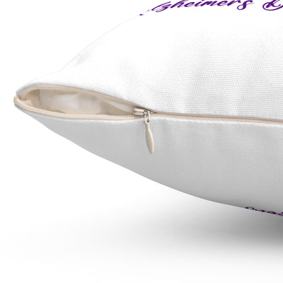 Alzheimers Awareness Pillow - Support for Loved Ones and Caregivers - Pillow & Mug Co.