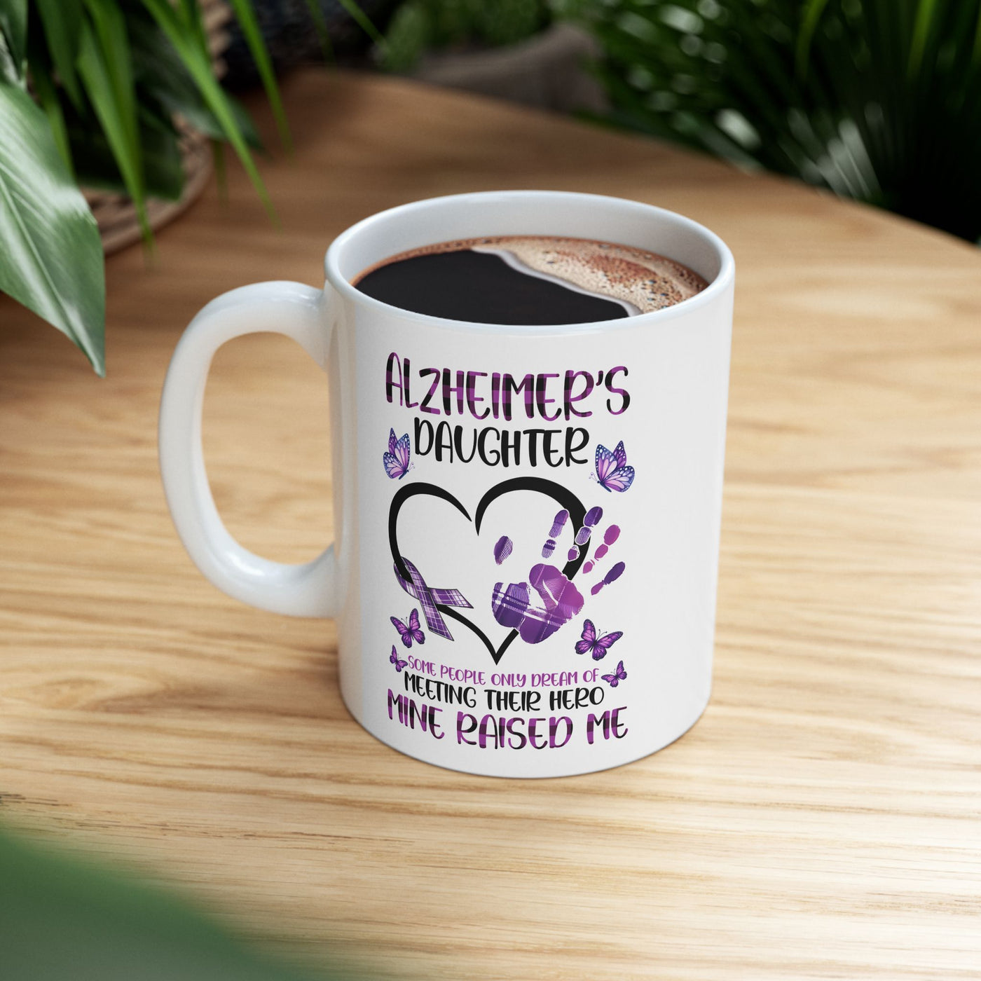 Alzheimer's Awareness Ceramic Mug - Gift for Loved Ones - Pillow & Mug Co.