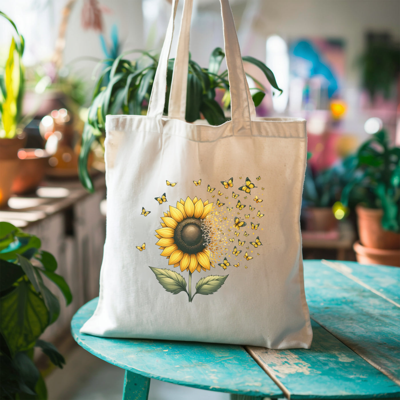 Tote Bag - Springtime Tote Bag - Ideal For Beach Outings Picnics And All Your Adventures - Customizable Gift For Her