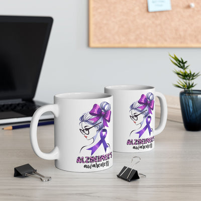 Alzheimer's Awareness Ceramic Mug  Support a Cause with this Beautiful Mug - Pillow & Mug Co.