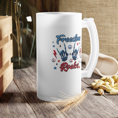 Fathers Day Gift - Frosted Glass Mug For The Ultimate Mancave - Practical Gift for Dad - Ideal Gift for Beer Lovers - Party Starter Mug Printify