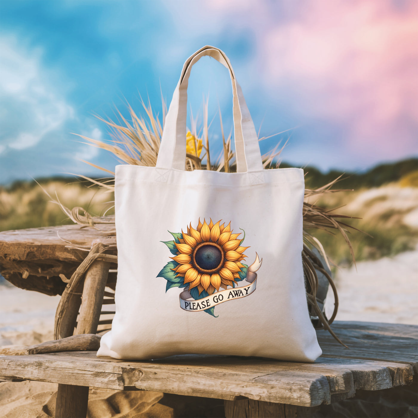 Tote Bag - Custom Springtime Tote Bag - Perfect For Beach Outings Picnics And Adventures - Great Gift For Her