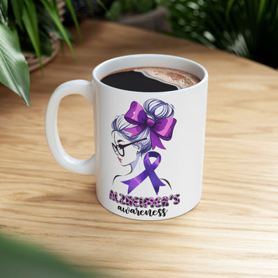 Alzheimer's Awareness Ceramic Mug  Support a Cause with this Beautiful Mug - Pillow & Mug Co.