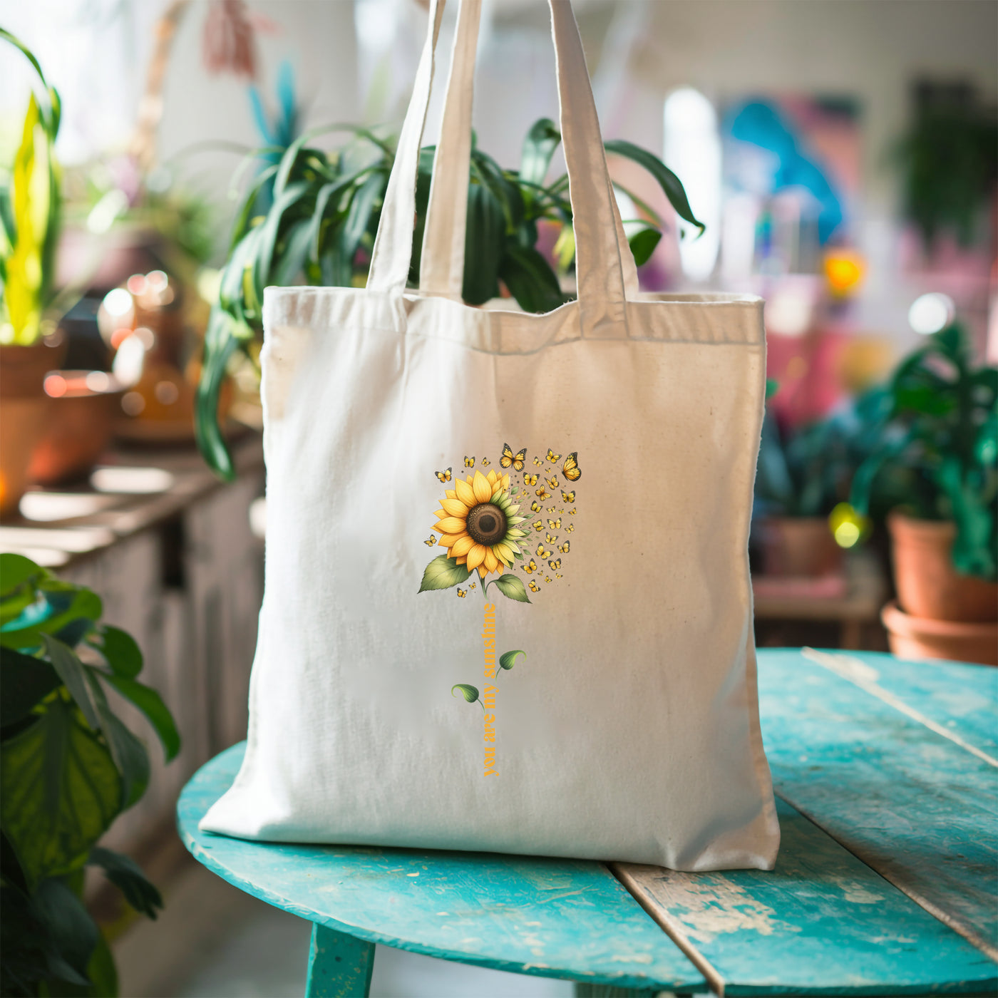 Tote Bag - Customized Springtime Tote Bag - Perfect For Beach Picnics And Adventures - Ideal Gift For Her