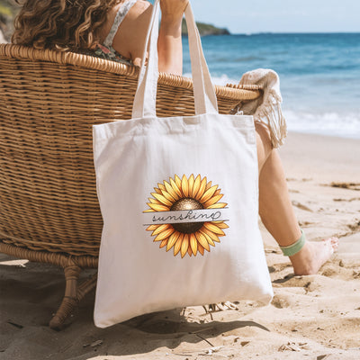 Tote Bag - Customized Springtime Tote Bag - Perfect For Beach Picnics And Adventures - Great Gift For Her