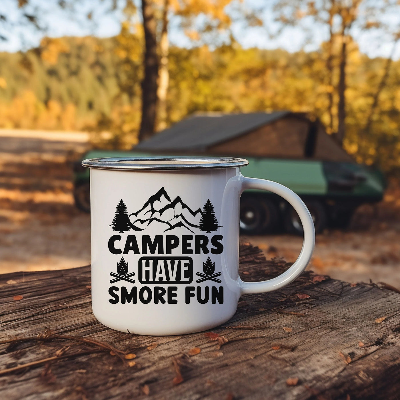 a camper's camper's have a smore fun camper