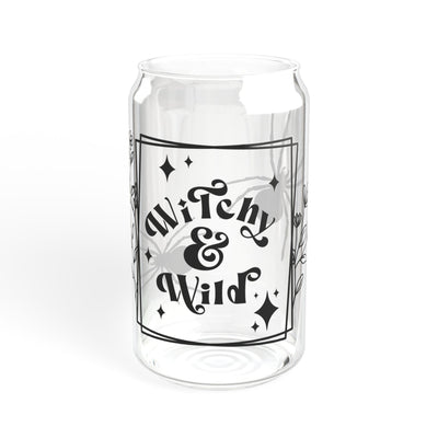 Charmed 16oz Witchy Wild Sipper Glass - Perfect for Spooky Halloween Drinks - Pillow & Mug Co.