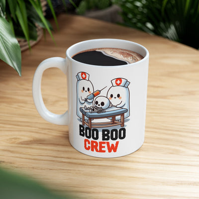 Nurse Boo Boo Crew 11oz Ceramic Mug - Perfect for Nurses - Pillow & Mug Co.