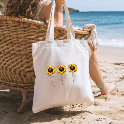 Tote Bag - Springtime Tote Bag - Personalized And Perfect For All Your Exciting Adventures - Great For Beach Outings Picnics And As The Ideal Gift For Her