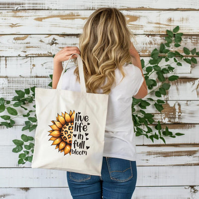 Tote Bag - Springtime Time Tote Bag - Perfect For Beach Outings Picnics And Adventures - Customizable Gift Idea For Her