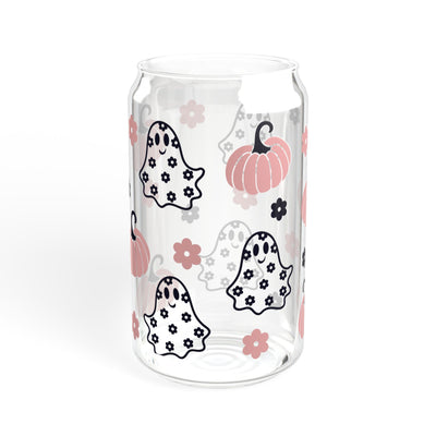 Cute 16oz Halloween Sipper Glass - Perfect for Spooky Sips - Pillow & Mug Co.